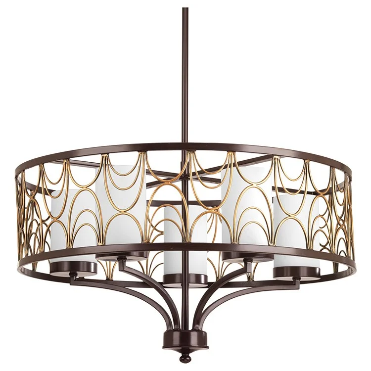 Chandeliers for Low Ceilings to Avoid OvercrowdingCirrine Five-Light Chandelier