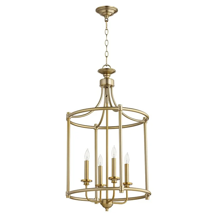 Industrial Iron Chandeliers for Loft - Inspired SpacesRossington Four-Light Foyer Chandelier