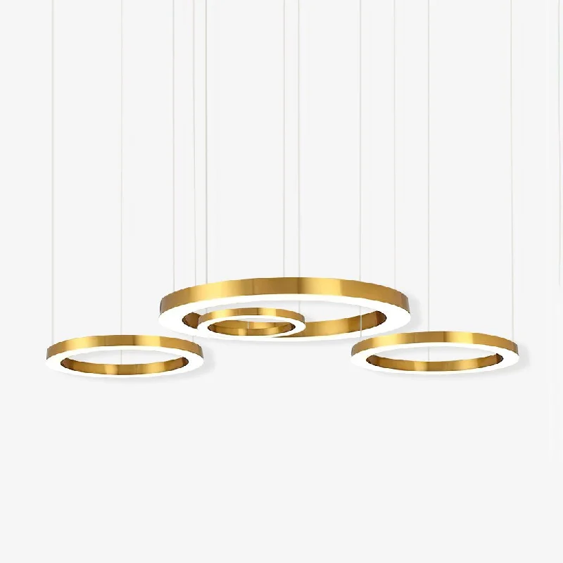 Chandeliers with Candle - Style Bulbs for a Classic AestheticRing LED Pendant Light