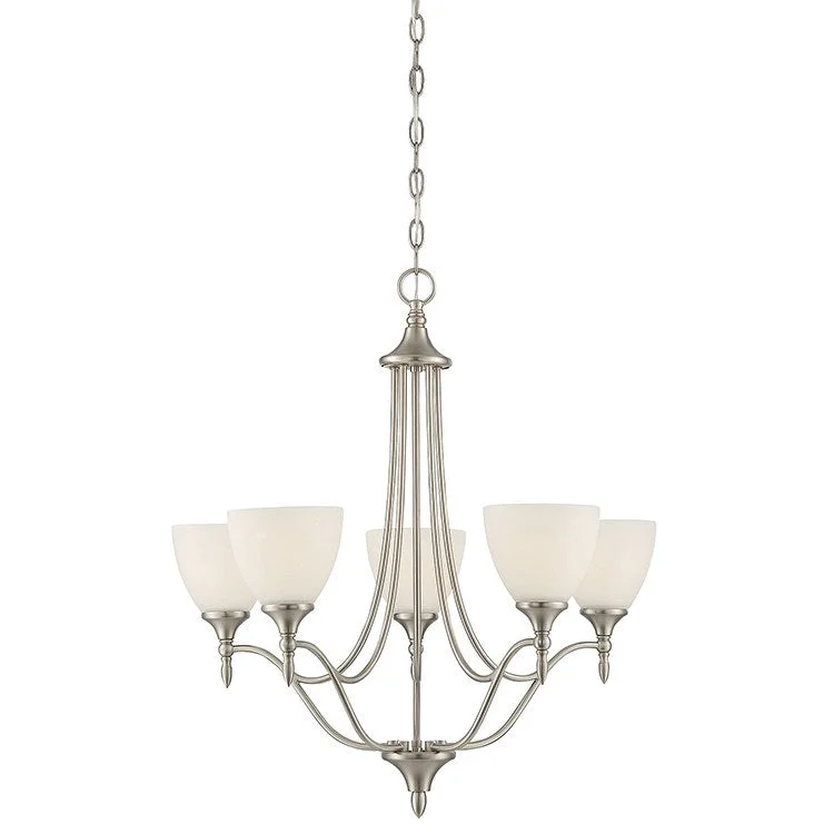 Chandeliers with Dimmable Lights for Ambiance ControlHerndon Five-Light Chandelier