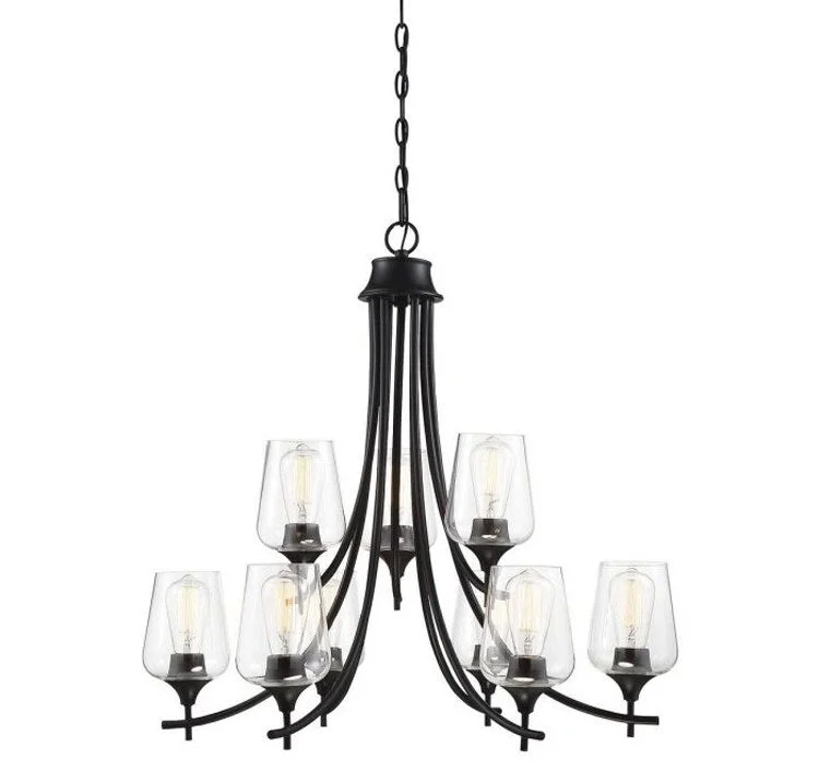 Small Chandeliers for Compact RoomsOctave Nine-Light Chandelier