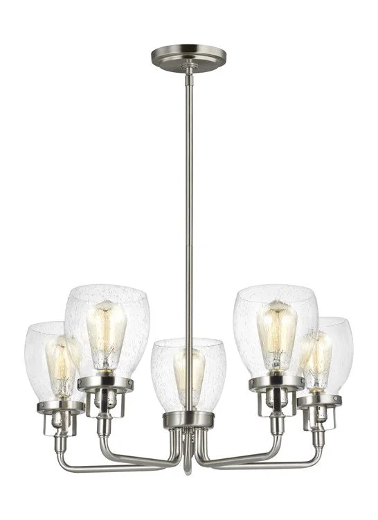 Chandeliers for Dining Rooms to Set the Mood for MealsBelton Five-Light Uplight Chandelier