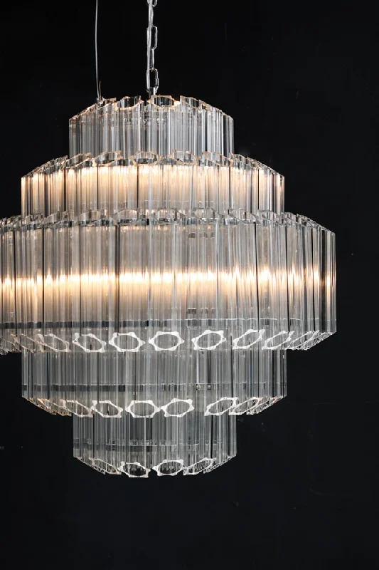 Victorian - Inspired Chandeliers with Ornate DetailsStunning Art Deco Crystal Chandelier