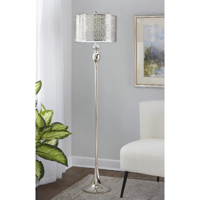 Fabric Floor Lamp with a Linen Shade for a Relaxed AestheticAshland 63" Metal Floor Lamp with Drum Shade