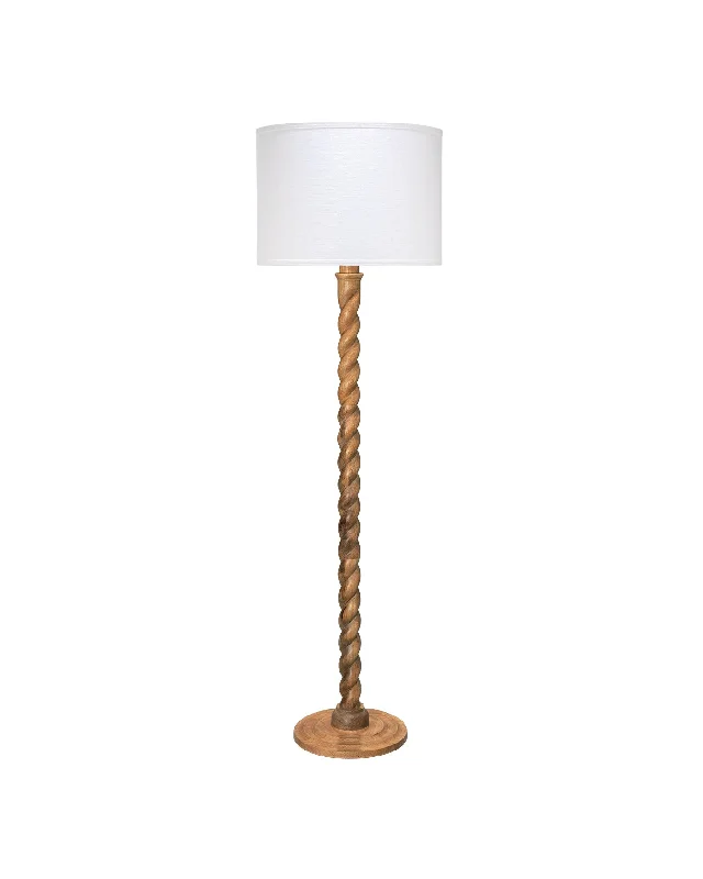 Metal Floor Lamp with a Matte Black Finish for a Sleek LookBarley Twist Floor Lamp Brown