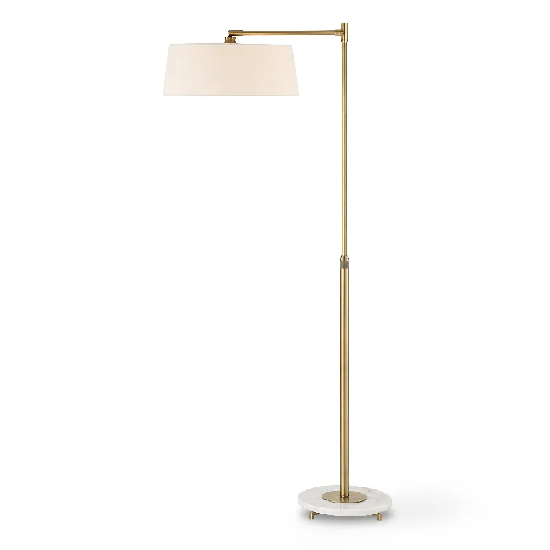 Marble Base Floor Lamp for a Touch of LuxuryBranch Out Brass Floor Lamp