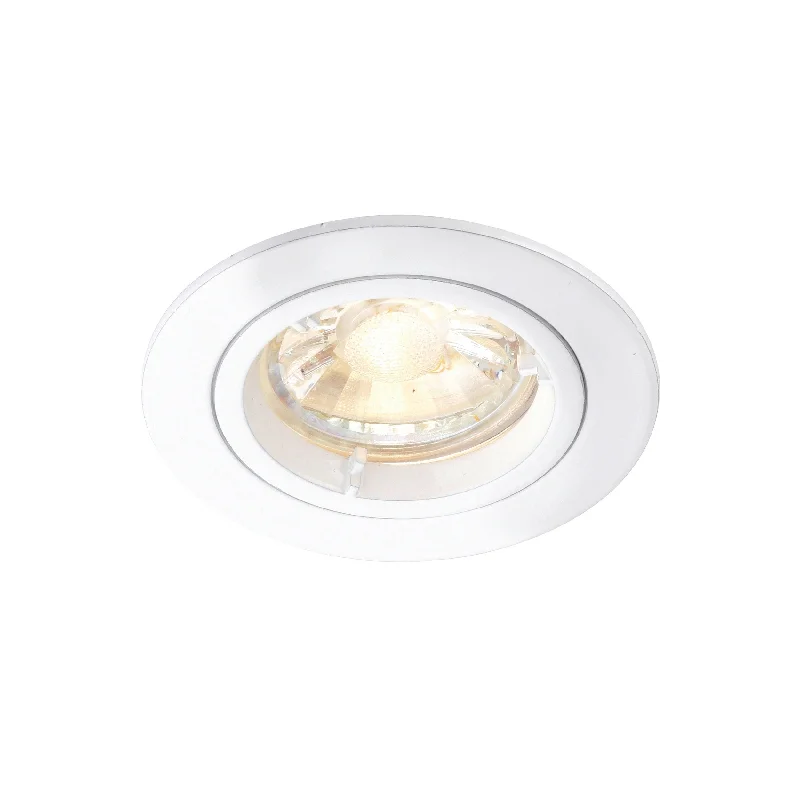 Smart Floor Lamp with Voice Control and Bluetooth ConnectivityCast Matt White Recessed Downlight