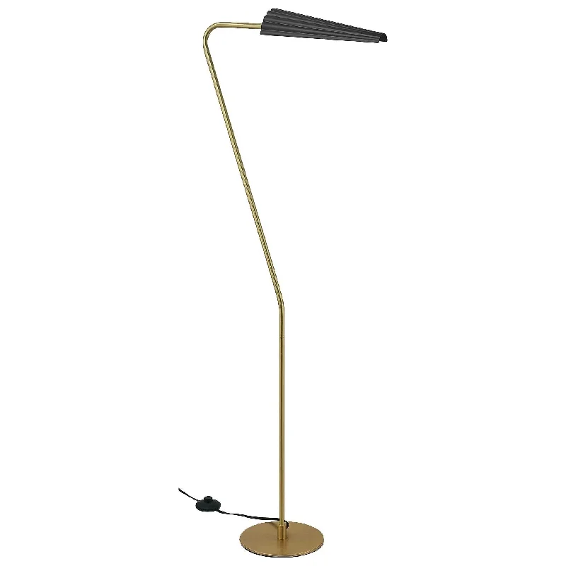 Metal Floor Lamp with a Matte Black Finish for a Sleek LookCassie 1-Light Floor Lamp