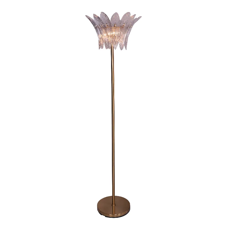 Fabric Floor Lamp with a Linen Shade for a Relaxed AestheticFLOOR  LAMP