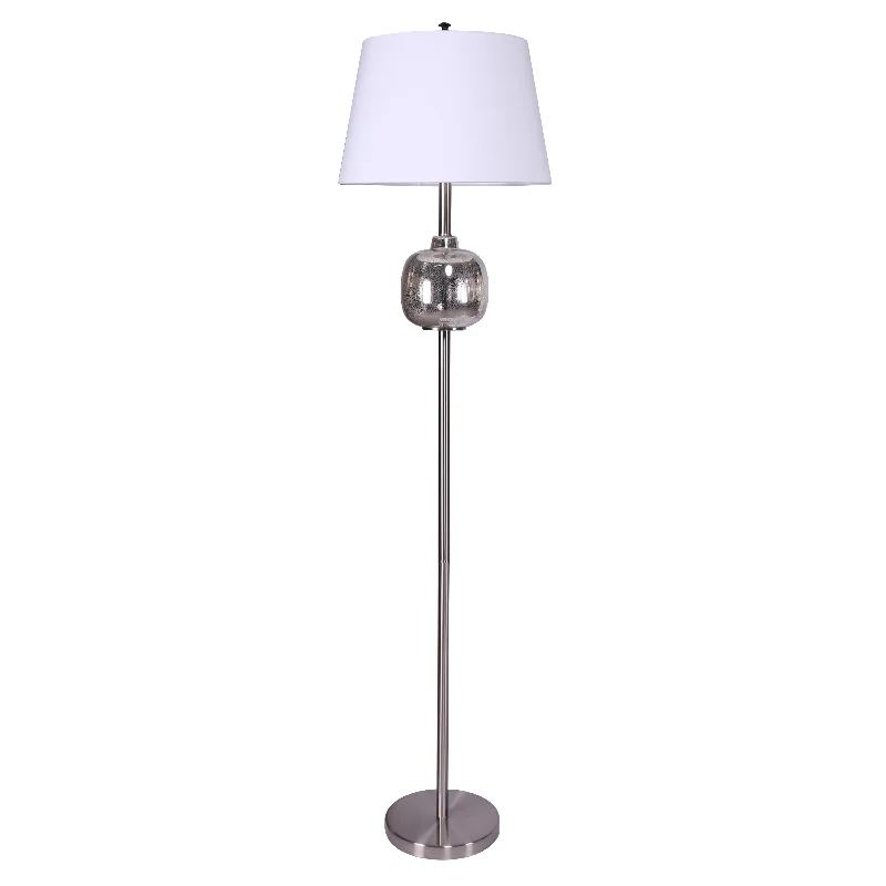 Fabric Floor Lamp with a Linen Shade for a Relaxed AestheticGLASS FLOOR LAMP