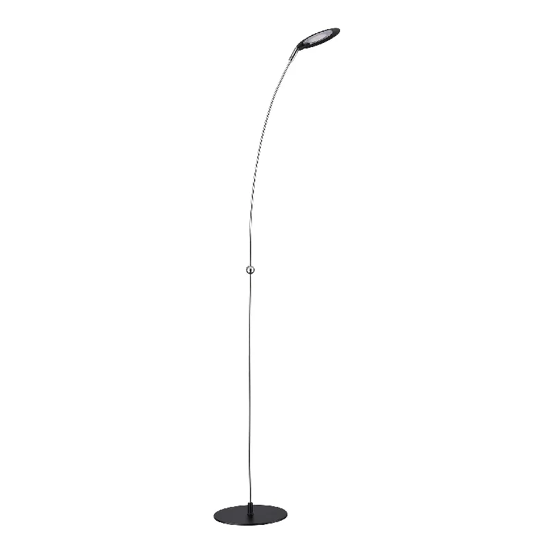 Glass Floor Lamp with Frosted Shades for Soft Diffused LightBron Floor Lamp