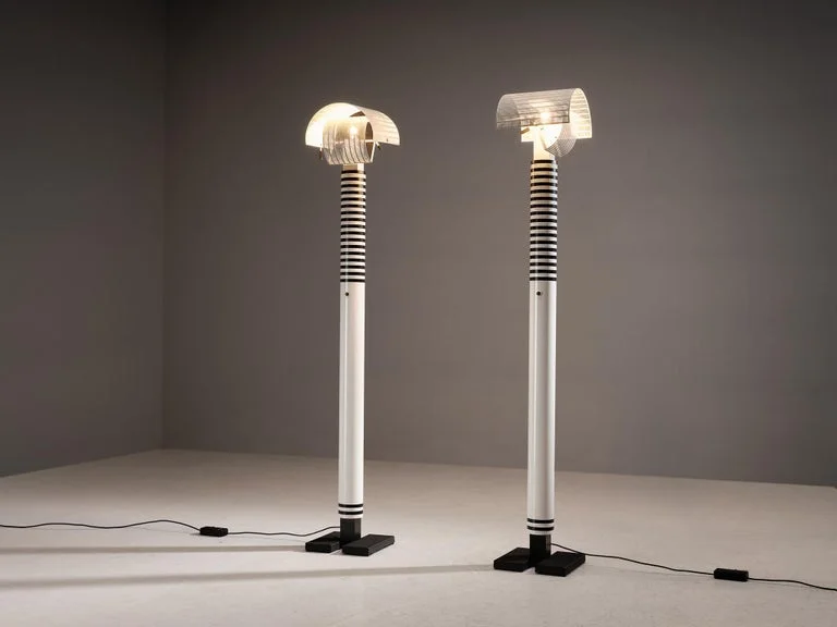  Way Switch Floor Lamp for Multiple Light Intensity LevelsMario Botta for Artemide ‘Shogun’ Floor Lamps