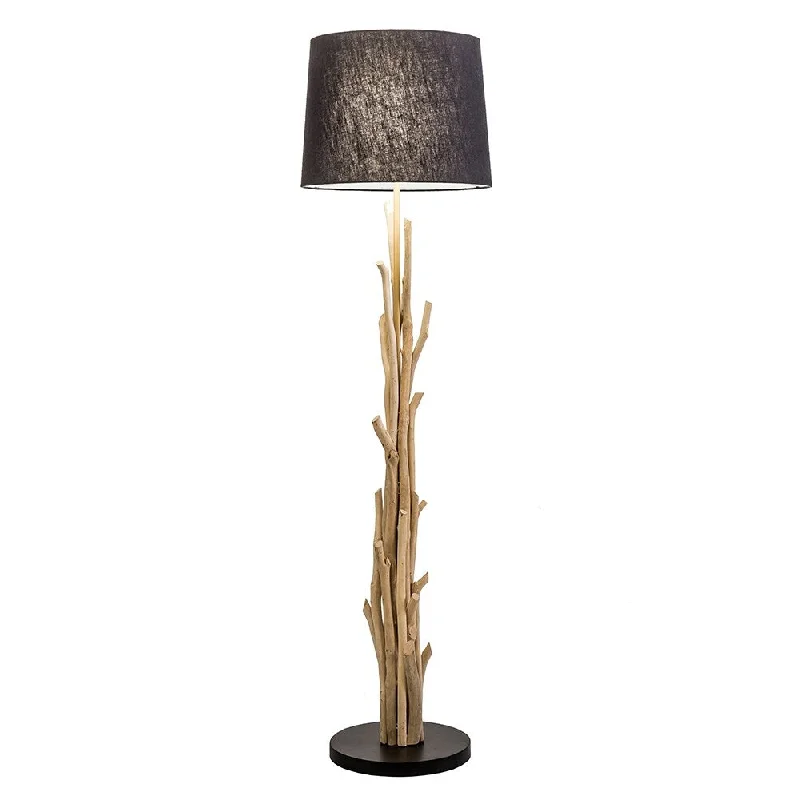  Way Switch Floor Lamp for Multiple Light Intensity LevelsModern Home Nautical Driftwood Branches Wooden Floor Lamp