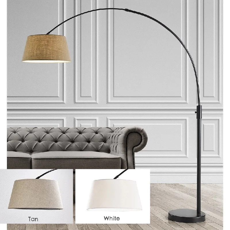 Adjustable Height Floor Lamp for Versatile Lighting NeedsOrbita 82-In Retractable Arch Dimmable Floor Lamp include with15W LED Bulb