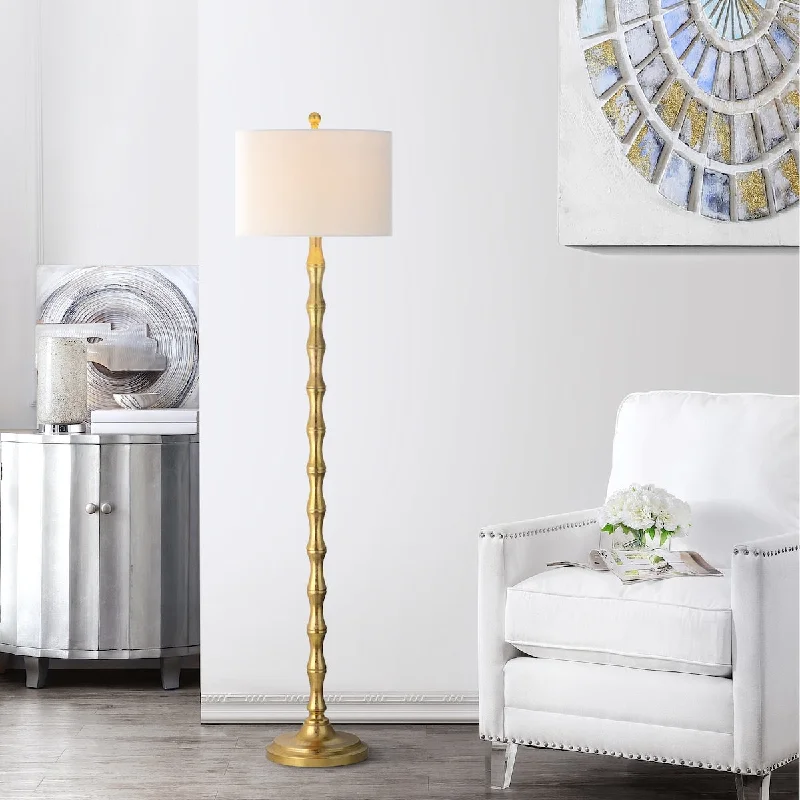  Way Switch Floor Lamp for Multiple Light Intensity LevelsSAFAVIEH Lighting Brandie 64-inch Antiqued Gold Floor Lamp - 15"x15"x63.5" - Antique Gold - 15Wx15Dx64H