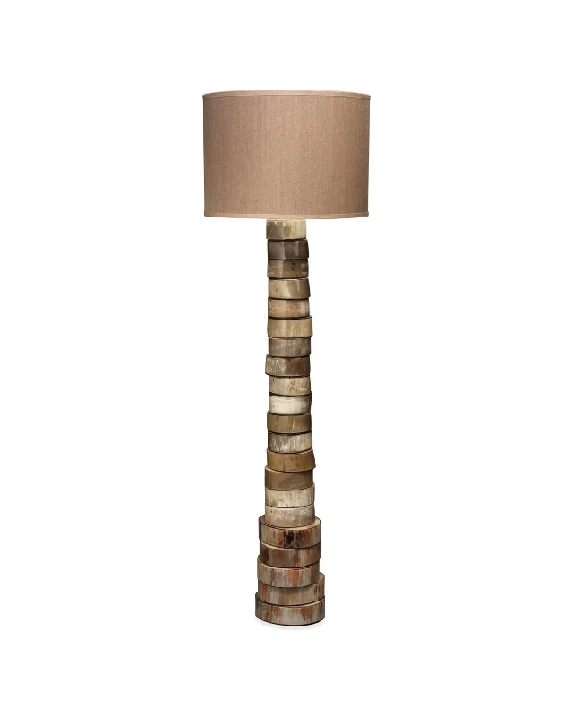 Modern Minimalist Floor Lamp for Contemporary Living RoomsStacked Horn Floor Lamp