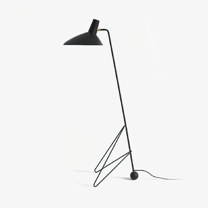  Way Switch Floor Lamp for Multiple Light Intensity LevelsSvelte Noir Floor Lamp