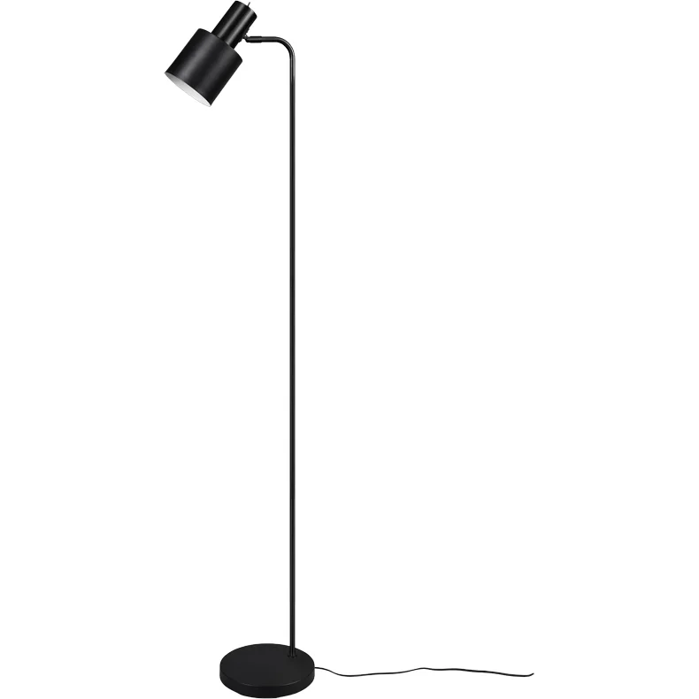 Metal Floor Lamp with a Matte Black Finish for a Sleek LookAdam 1-Light Floor Lamp