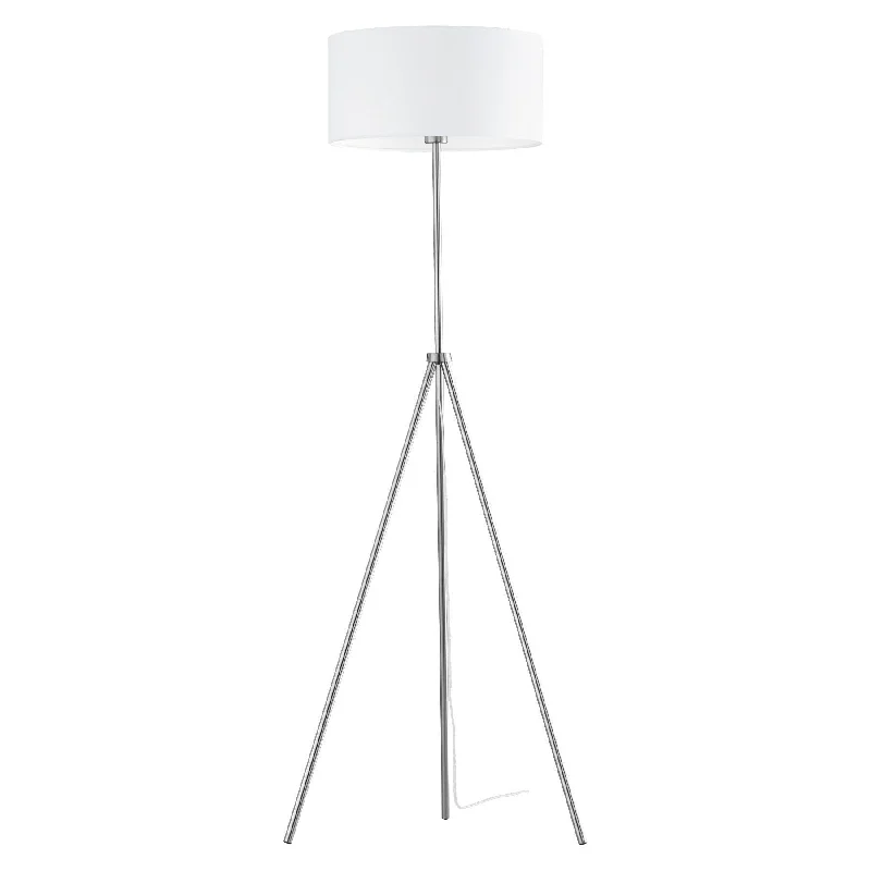 Fabric Floor Lamp with a Linen Shade for a Relaxed AestheticDaniel 1-Light Floor Lamp