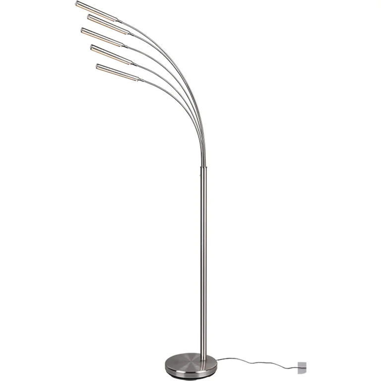 Wood Floor Lamp with Natural Grain for a Warm and Organic FeelReed LED Floor Lamp