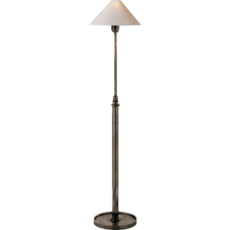 USB Charging Port Floor Lamp for Convenient Device ChargingHargett Floor Lamp with Natural Paper Shade