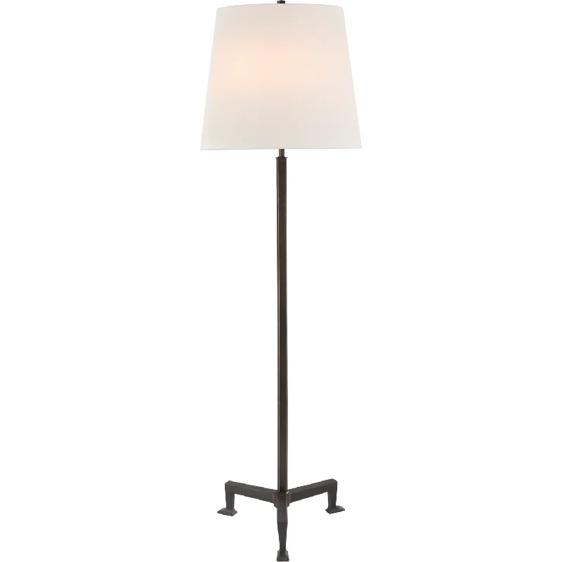 Fabric Floor Lamp with a Linen Shade for a Relaxed AestheticParish Floor Lamp