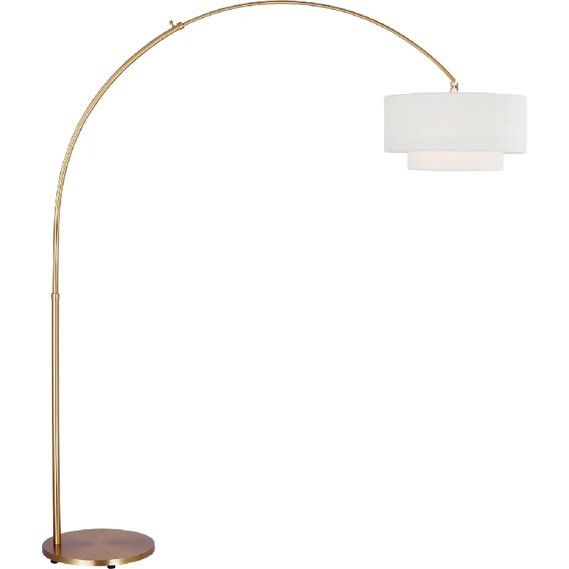 Fabric Floor Lamp with a Linen Shade for a Relaxed AestheticSawyer Floor Lamp