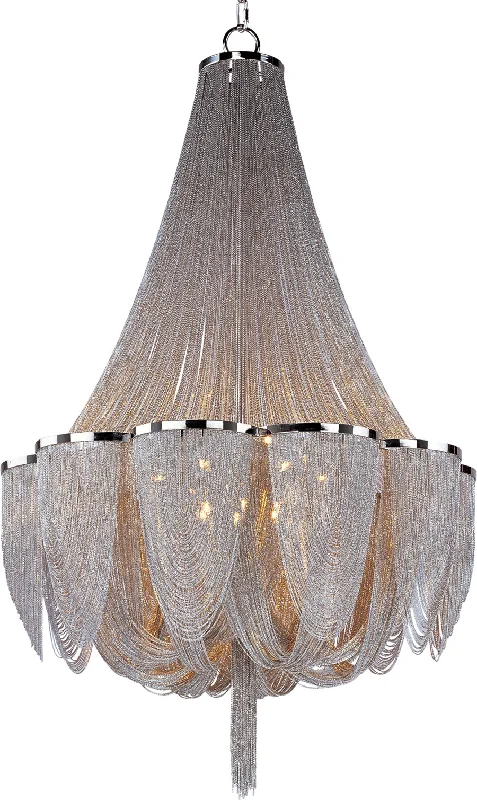 Mediterranean - Style Ceiling Lights with Terra - Cotta and Ceramic DetailsChantilly 14-Light Chandelier