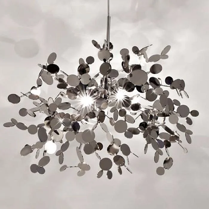 Glass Ceiling Lights with Frosted, Colored, or Etched GlassArgent 40 Cm Pendant Light By Terzani