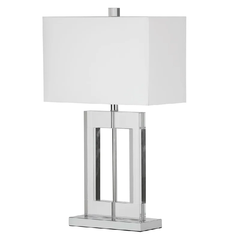 metal table lamps with a matte black finish for a sleek appearanceCrystal Table Lamp