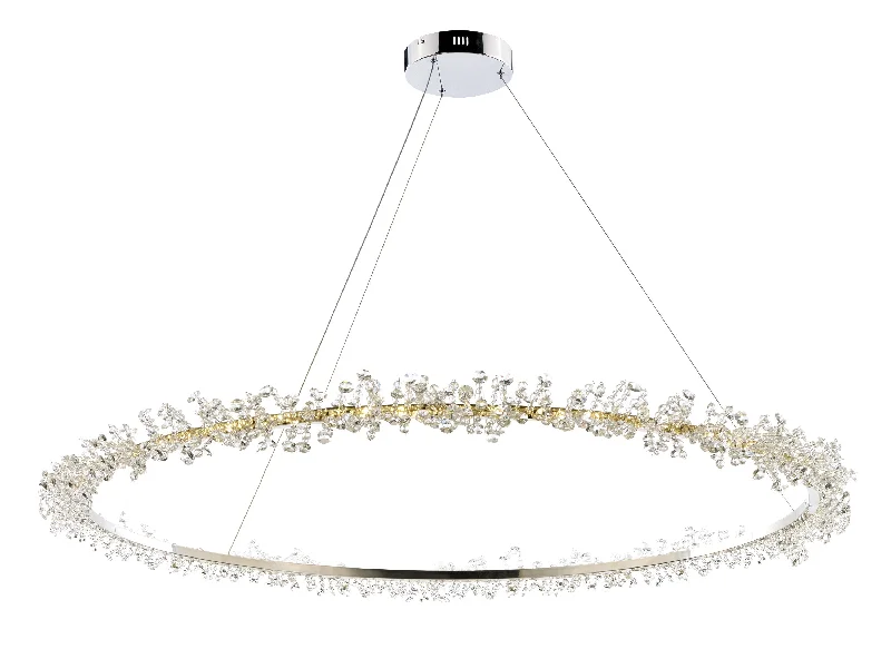 Victorian - Inspired Ceiling Lights with Ornate Crystal ChandeliersBracelet LED Pendant