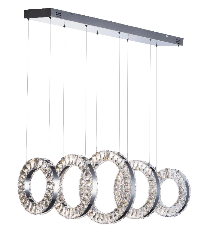 Victorian - Inspired Ceiling Lights with Ornate Crystal ChandeliersCharm LED Pendant