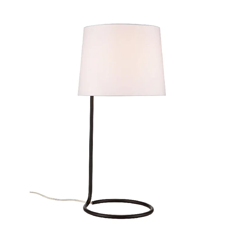 marble table lamps with a luxurious veined pattern for high end decorLoophole Table Lamp