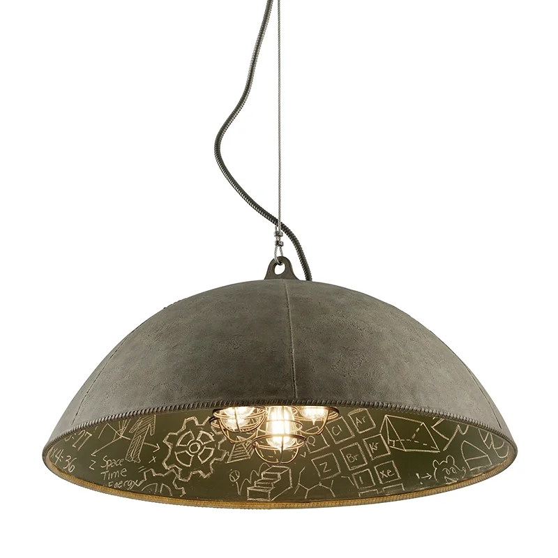 Industrial Style Ceiling Lights with Exposed Bulbs and Metal CagesRELATIVITY 5LT PENDANT EXTRA LARGE