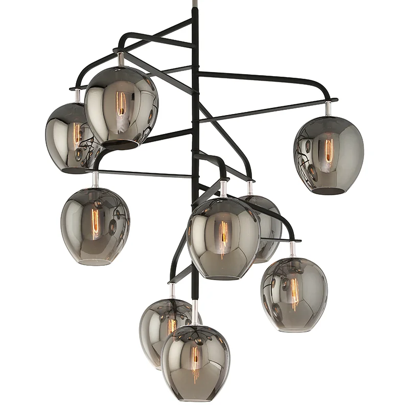 Mediterranean - Style Ceiling Lights with Terra - Cotta and Ceramic DetailsODYSSEY 9LT PENDANT ENTRY EXTRA LARGE