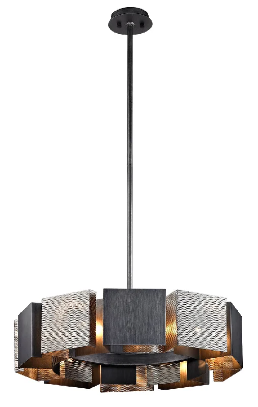 Japanese - Inspired Ceiling Lights with Shoji - Screen - like DiffusersIMPRESSION 10LT PENDANT