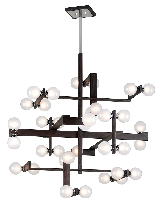 Gothic Ceiling Lights with Dark Metalwork and Pointed ArchesNETWORK 36LT PENDANT ENTRY