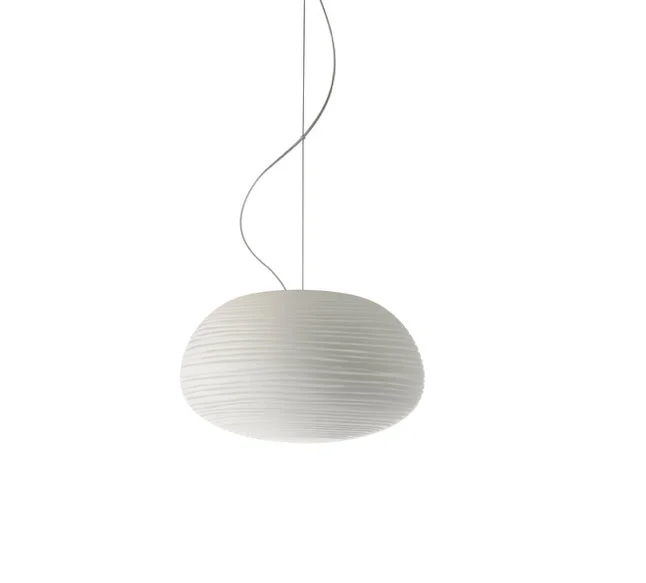 Japanese - Inspired Ceiling Lights with Shoji - Screen - like DiffusersFoscarini Rituals 2 Suspended Ceiling Light - ID 5071