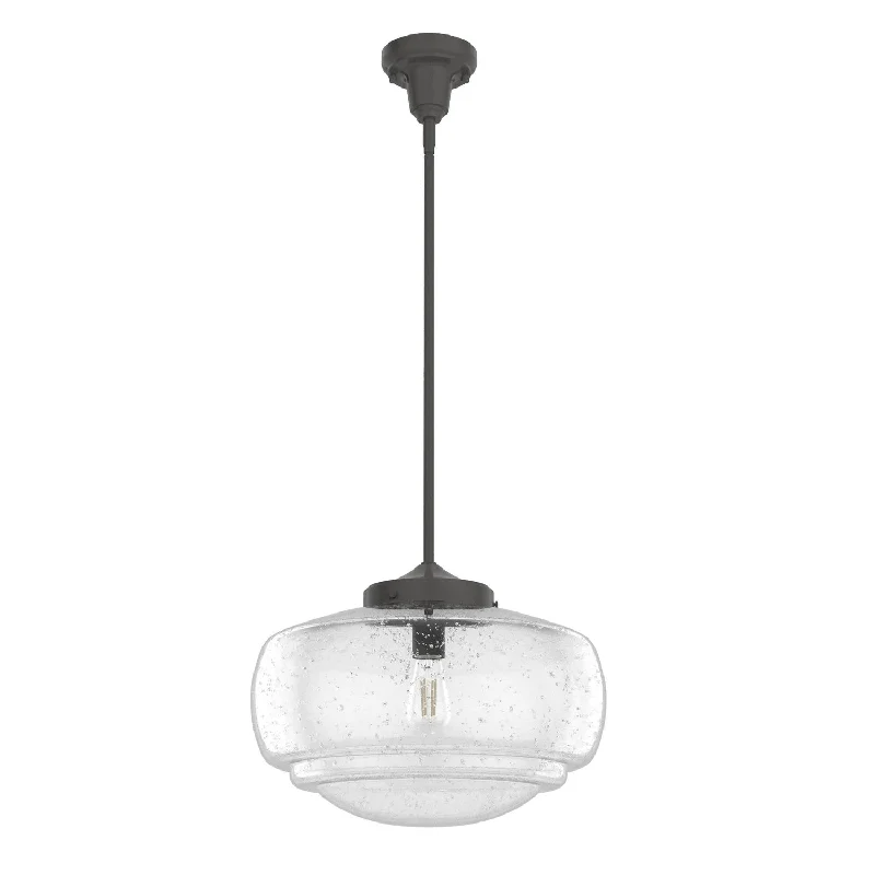 Art Deco Ceiling Lights with Geometric Patterns and Metallic FinishesSaddle Creek Pendant