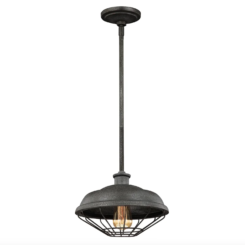 Mid - Century Modern Ceiling Lights with Simple, Sleek LinesIndustrial Style Dark Cage Pendant - ID 9237