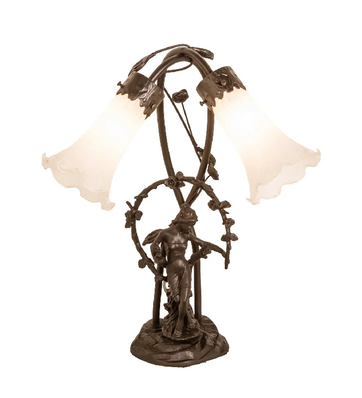 victorian style table lamps with ornate details for traditional homesTwo Light Table Lamp