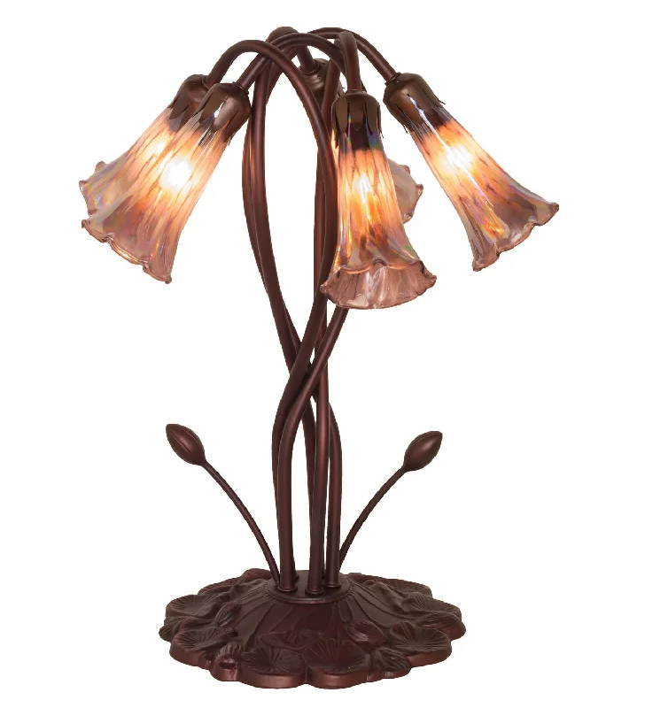 gothic style table lamps with dark finishes for a mysterious lookFive Light Accent Lamp