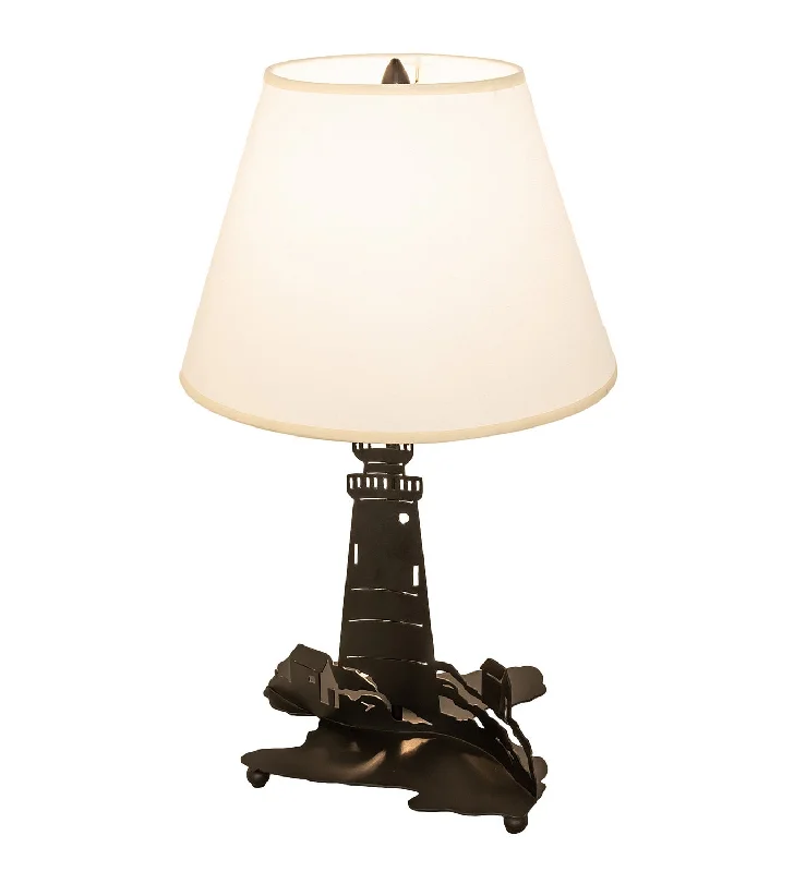 gothic style table lamps with dark finishes for a mysterious lookTwo Light Table Lamp