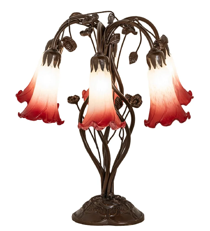 gothic style table lamps with dark finishes for a mysterious lookSix Light Table Lamp