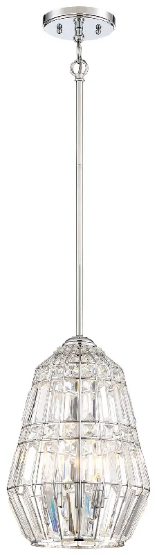 Art Deco Ceiling Lights with Geometric Patterns and Metallic FinishesBraiden Mini Pendant