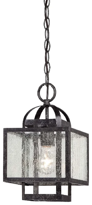 Art Deco Ceiling Lights with Geometric Patterns and Metallic FinishesCamden Square Mini Pendant