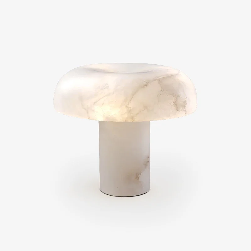 ceramic table lamps with hand painted designs for an artistic touchMushroom Type Table Lamp