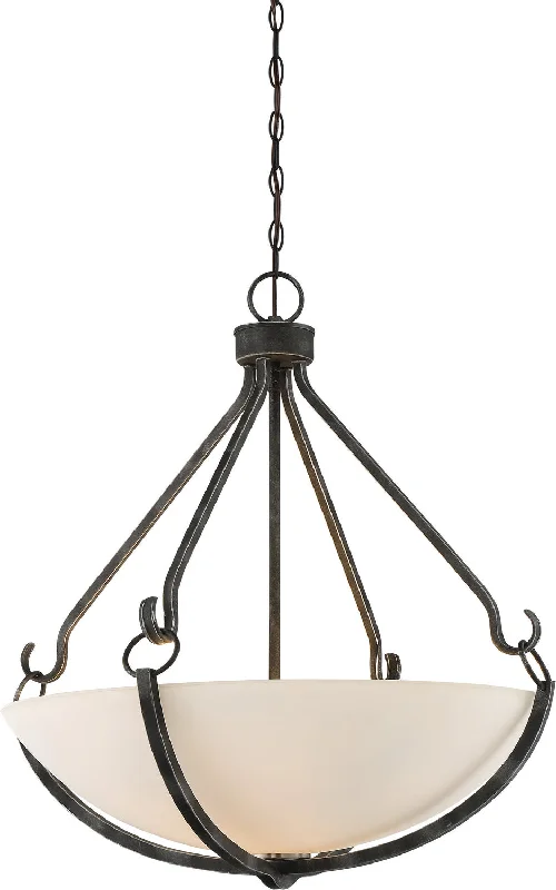 Japanese - Inspired Ceiling Lights with Shoji - Screen - like DiffusersFour Light Pendant