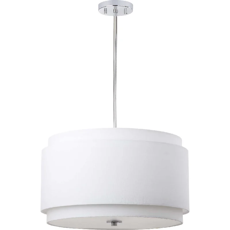 Retro Ceiling Lights Inspired by the 1950s and 1960s DesignPihu 3 Light Adjustable Pendant White