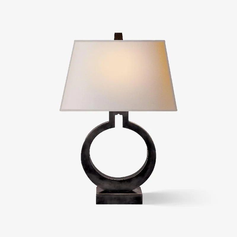 mid century modern table lamps with iconic designs for a stylish studyRing Form Table Lamp